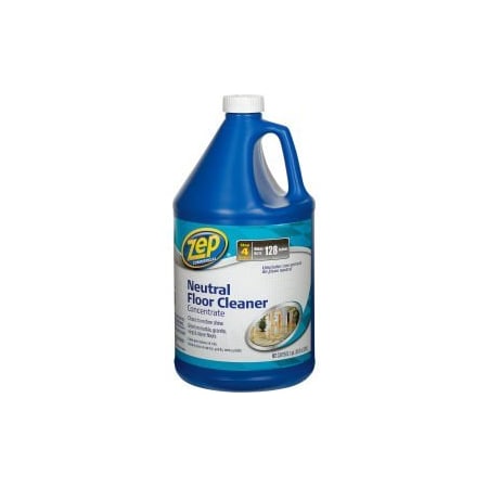 Amrep Zep Neutral Floor Cleaner Concentrate, Gallon Bottle, 4 Bottles - ZUNEUT128 ZUNEUT128